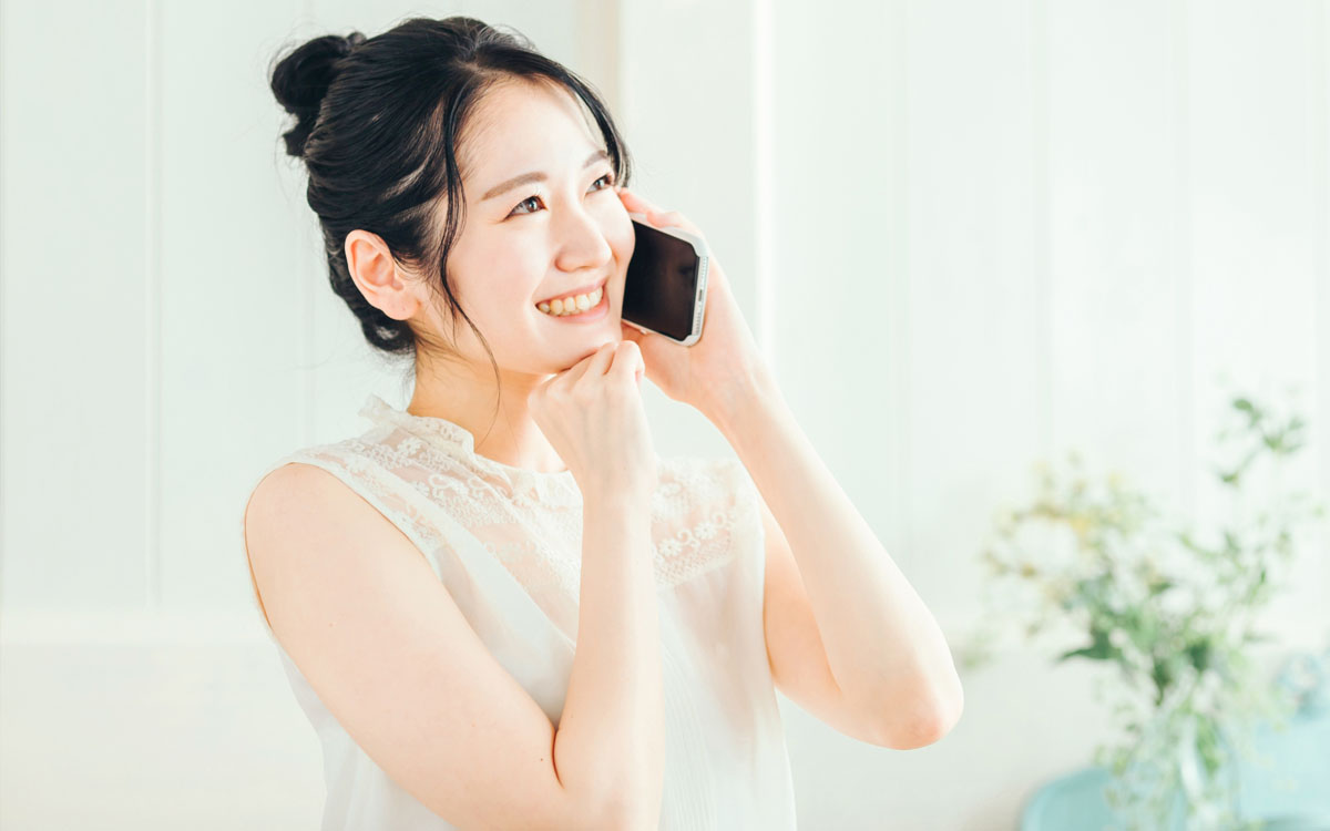 女性スタッフの同行